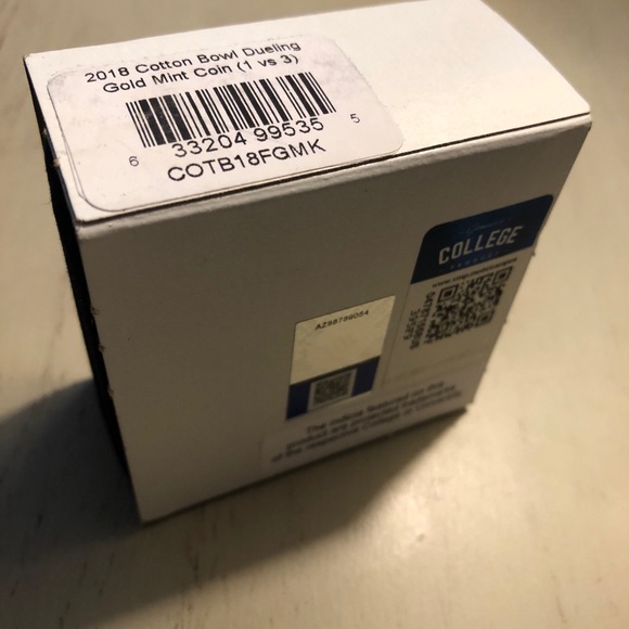 Notre Dame VS. Clemson 2018 Gold Mint Coin - Picture 5 of 6